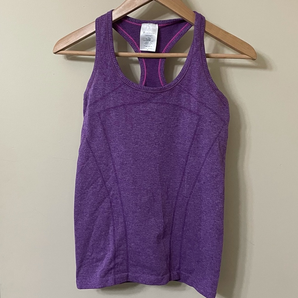 ivivva fly tech racerback purple